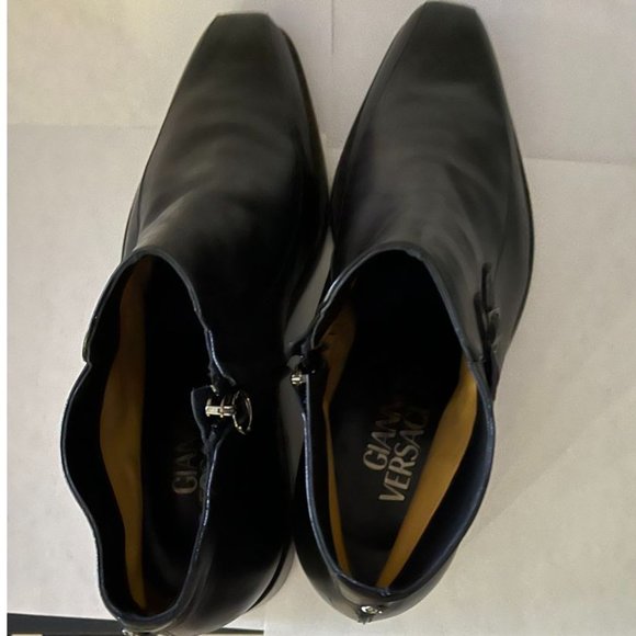 Gianni Versace  Black size 44 Ankle Boots - Picture 4 of 10